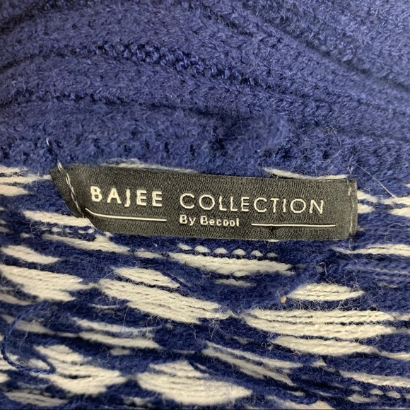 💛 Bajee Collection Blue White Aztec Cardigan - Picture 5 of 7